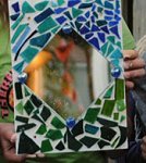 kinderfeestje spiegel mozaieken Drenthe
