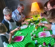 familiedag servies schilderen Gelderland